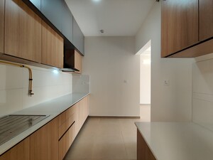 Kitchen in  Apartment at Bhartiya City Nikoo Homes 4, Thanisandra Main Road – for Rent