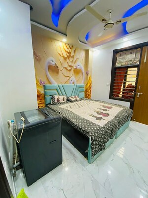 Bedroom in 2 BHK Builder Floor at Uttam Nagar West – for Rent
