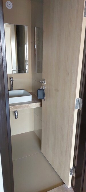 Bathroom in 2 BHK Apartment at L & T Emerald Isle Tower 16, Powai – for Rent
