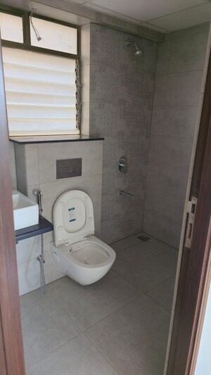 Bathroom in 2 BHK Apartment at L & T Emerald Isle Tower 16, Powai – for Rent