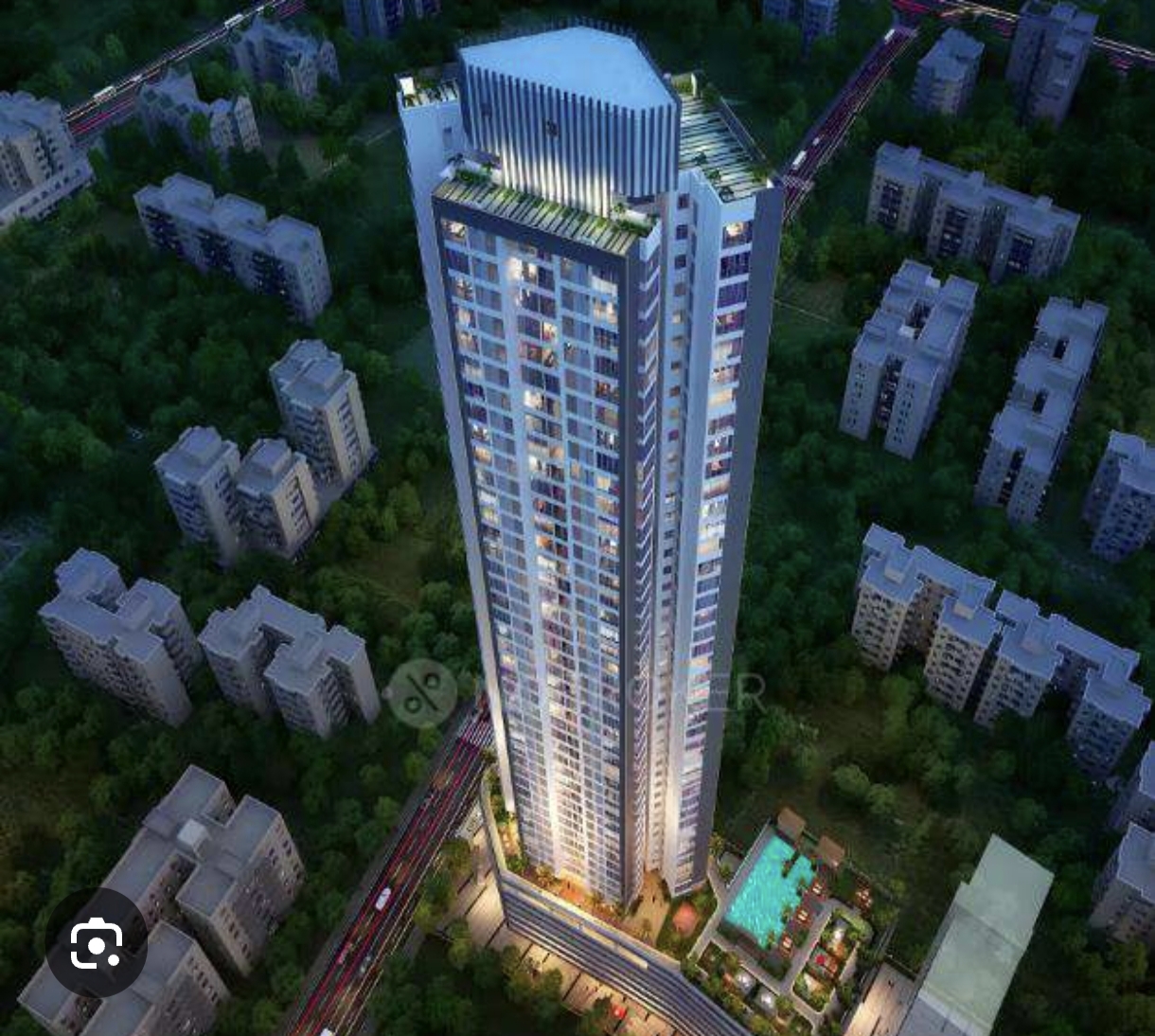 Rental 2 Bedroom 1100 Sq.Ft. Apartment in Dynamix Divum, Malad East ...