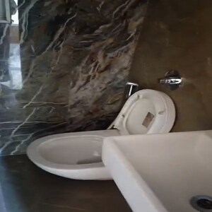 Bathroom in 1 BHK Apartment at Blumen Apartments, Vikhroli West – for Rent