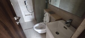 Bathroom in 2 BHK Apartment at Castle Rock, Powai – for Rent