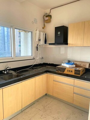 Kitchen in 3 BHK Apartment at Godrej Infinity, Keshav Nagar – for Rent