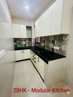 Kitchen in 2 BHK Builder Floor at New Palam Vihar Phase 1 – for Rent