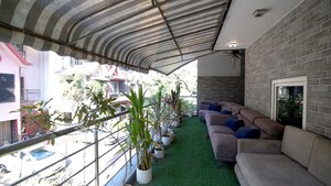 Balcony in 5 BHK Apartment at Hiranandani Gardens Eden Bungalows, Powai – for Sale