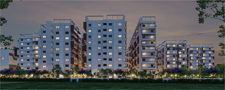 Exterior View, greenspace-celestial 3 Bedroom 2075 Sq.Ft. Apartment In Kokapet Hyderabad 10335504