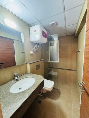 Bathroom in 3 BHK Apartment at Godrej Meridien, Sector 106 – for Sale