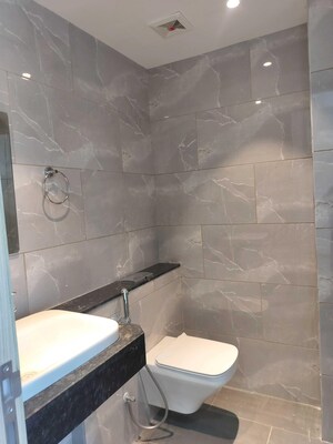 Bathroom in 4 BHK Apartment at Rustomjee Crown, Prabhadevi – for Rent