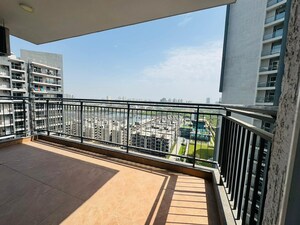 Balcony in 3 BHK Apartment at Godrej Meridien, Sector 106 – for Rent