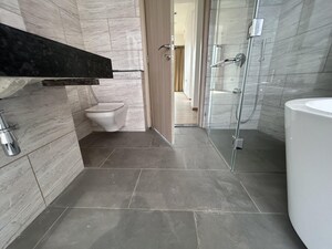 Bathroom in 4 BHK Apartment at Rustomjee Crown, Prabhadevi – for Rent