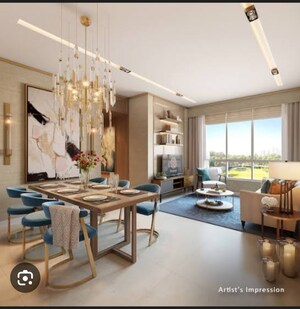 Living Room in 3 BHK Apartment at LnT Evara Heights, Panch Pakhadi – for Sale