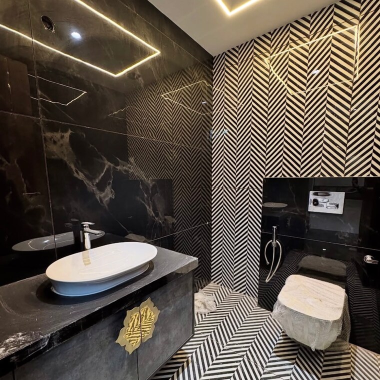 Attached Bathroom, new industrial township 3 4 Bedroom 4500 Sq.Ft. Builder Floor In New Industrial Township 3 Faridabad 10335857