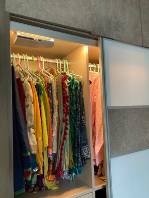 Bedroom in 2 BHK Apartment at Godrej The Trees, Vikhroli East – for Rent