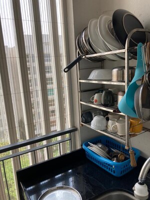 Balcony in 2 BHK Apartment at Godrej The Trees, Vikhroli East – for Rent