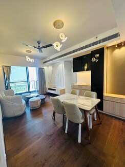 2 BHK + Pooja Room,Servant Room,Study Room,Extra Room,Store Room Apartment For Rent in Krisumi Waterfall Residences