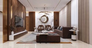 Living Room in 3 BHK Apartment at Puppalaguda – for Sale