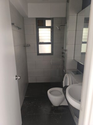 Bathroom in 2 BHK Apartment at Gurukrupa Marina Enclave, Malad West – for Rent