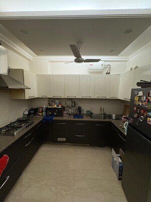 Kitchen in 3 BHK Builder Floor at Greater Kailash I – for Rent