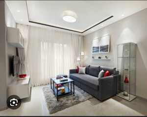 Living Room in 3 BHK Apartment at Dosti Willow, Balkum Pada – for Sale