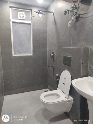 Bathroom in 3 BHK Builder Floor at Freedom Fighters Enclave – for Rent