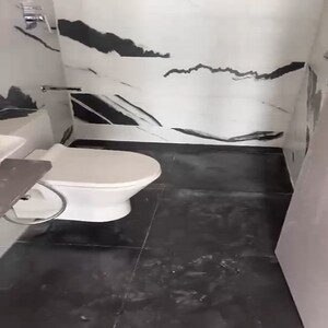 Attached Bathroom in 1 BHK Apartment at Rockline The Meridian Towers, Ghatkopar West – for Rent