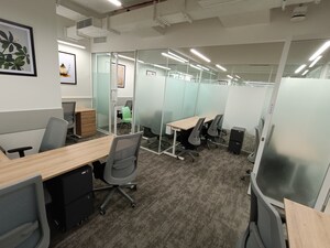 Team Area in  Office Space at Meenakshi Techpark, Gachibowli – for Rent