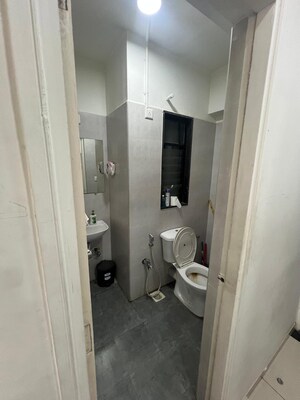Bathroom in  Office Space at Shilp Epitome, Bodakdev – for Rent