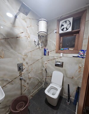 Bathroom in 2 BHK Builder Floor at Saket – for Rent