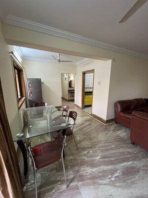 Living Room in 3 BHK Apartment at Green Valley CHS, Wanwadi – for Rent