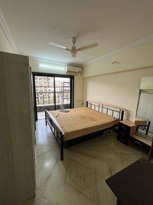 Bedroom in 3 BHK Apartment at Green Valley CHS, Wanwadi – for Rent
