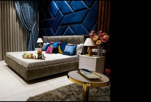 Bedroom in 3 BHK Apartment at Malwa Escon Primera, International Airport Road – for Sale