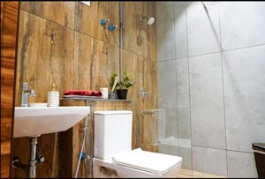 Bathroom in 3 BHK Apartment at Malwa Escon Primera, International Airport Road – for Sale