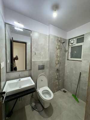 Bathroom in 2 BHK Apartment at Omkar Ananta, Goregaon East – for Rent