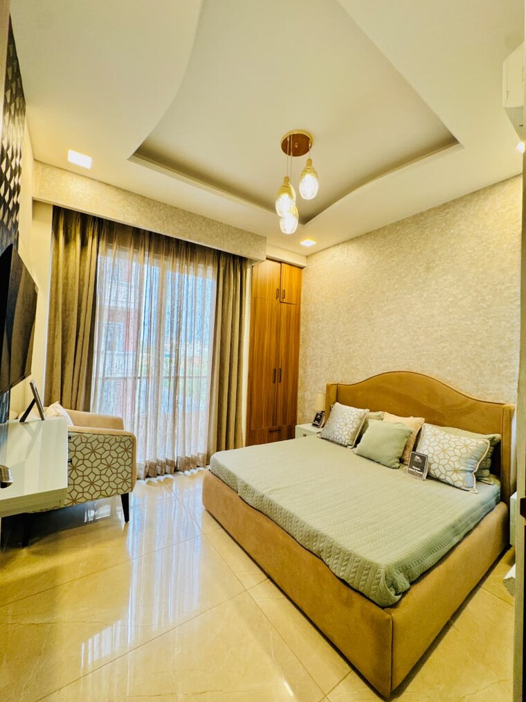 Bedroom, hlp-palmillas 3 Bedroom 1550 Sq.Ft. Apartment In Vip Road Zirakpur 10357587