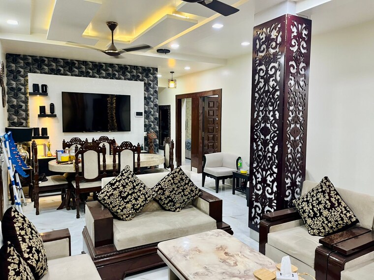 Living Room, abdulla-garden 3 Bedroom 1200 Sq.Ft. Independent House In Mayur Vihar Dasna Ghaziabad 10357596