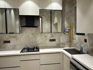 Kitchen in 3 BHK Builder Floor at Greater Kailash I – for Rent