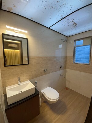 Bathroom in 3 BHK Apartment at Sagar Darshan Bandra, Bandra West – for Rent