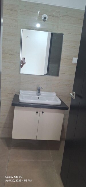Bathroom in 3 BHK Apartment at Rajapushpa Provincia, Narsingi – for Rent