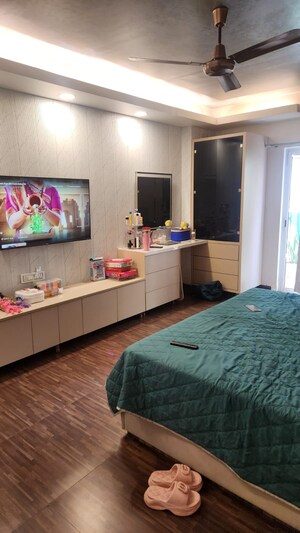 Bedroom in 3 BHK Apartment at Uninav Bliss, Raj Nagar Extension – for Rent
