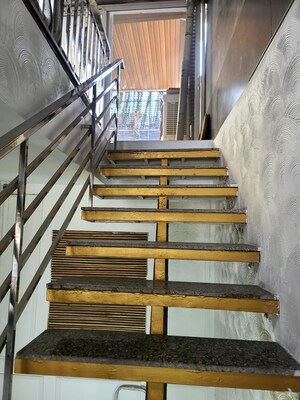 Staircase in 4 BHK Builder Floor at Jawahar Nagar – for Sale