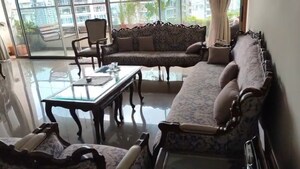 Living Room in 4 BHK Apartment at Matunga East – for Sale
