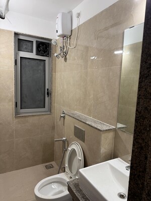 Bathroom in 3 BHK Apartment at Sunteck City Avenue 4, Goregaon West – for Rent