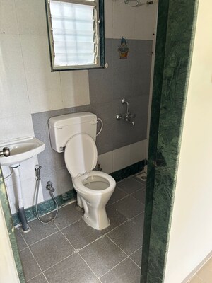 Bathroom in 2 BHK Apartment at RR Lunkad 66 Avenue, Pimple Nilakh – for Rent