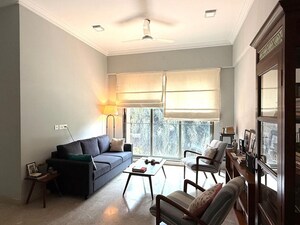 Living Room in 2 BHK Apartment at Bandra West – for Rent