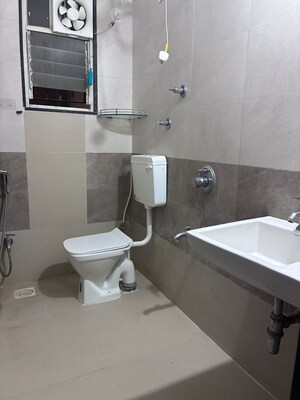 Bathroom in 2 BHK Apartment at Sunshree Gold, Nibm Road – for Rent