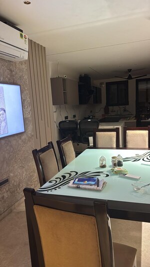 Dining area in 4 BHK Builder Floor at Sector 9 Panchkula – for Rent