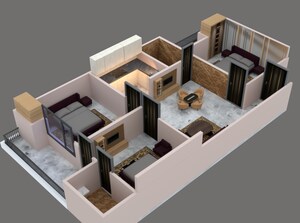 Floor Plan in 2 BHK Builder Floor at Bisrakh Jalalpur – for Sale