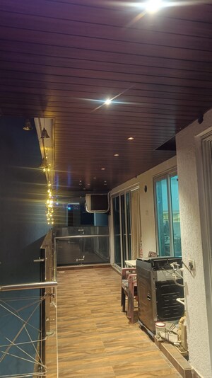 Balcony in 1 BHK Apartment at Gauri Excellency, Kandivali West – for Rent