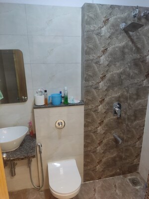 Bathroom in 1 BHK Apartment at Gauri Excellency, Kandivali West – for Rent